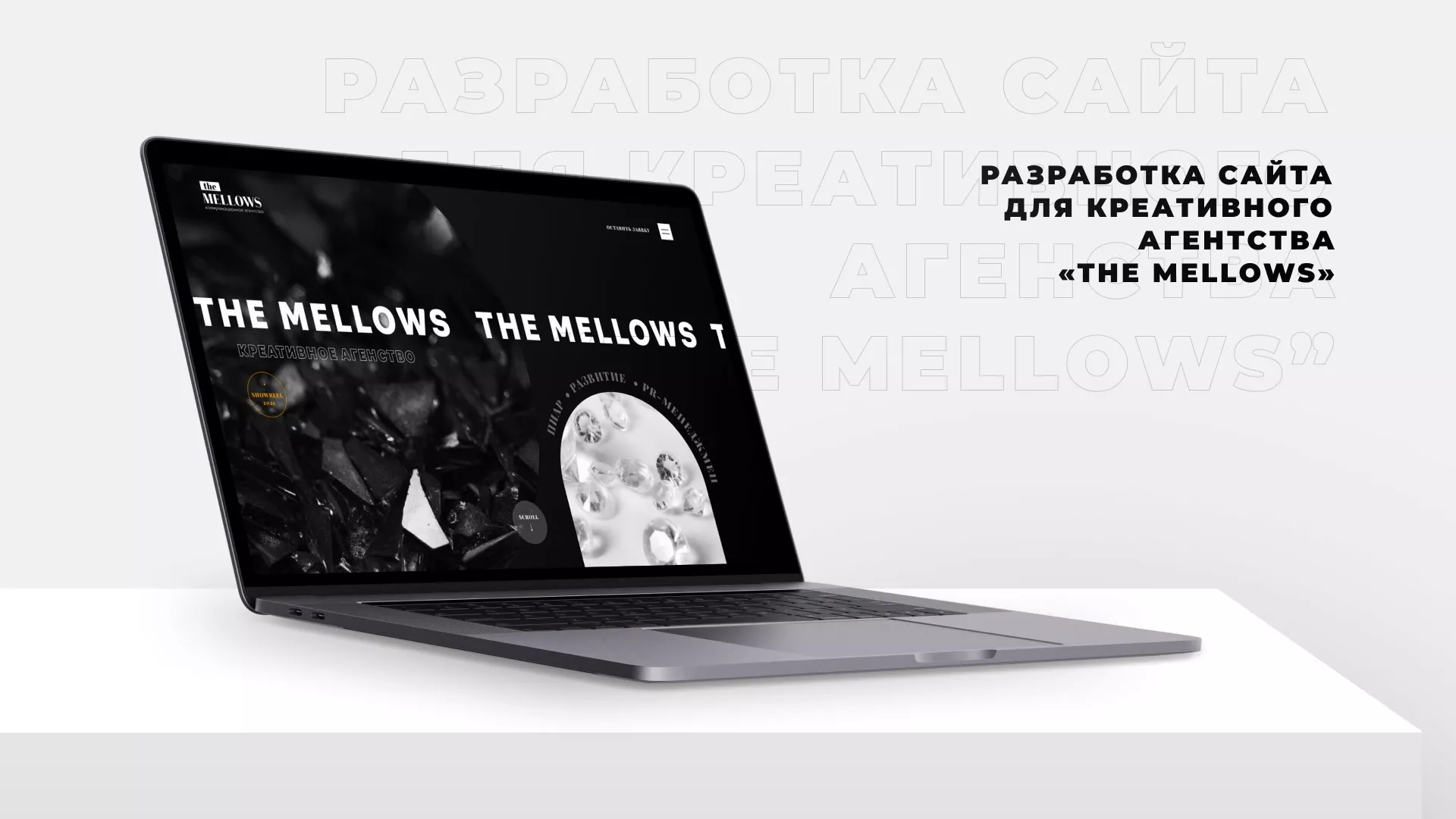 Разработка сайта креативного агентства «The Mellows» в Шарье