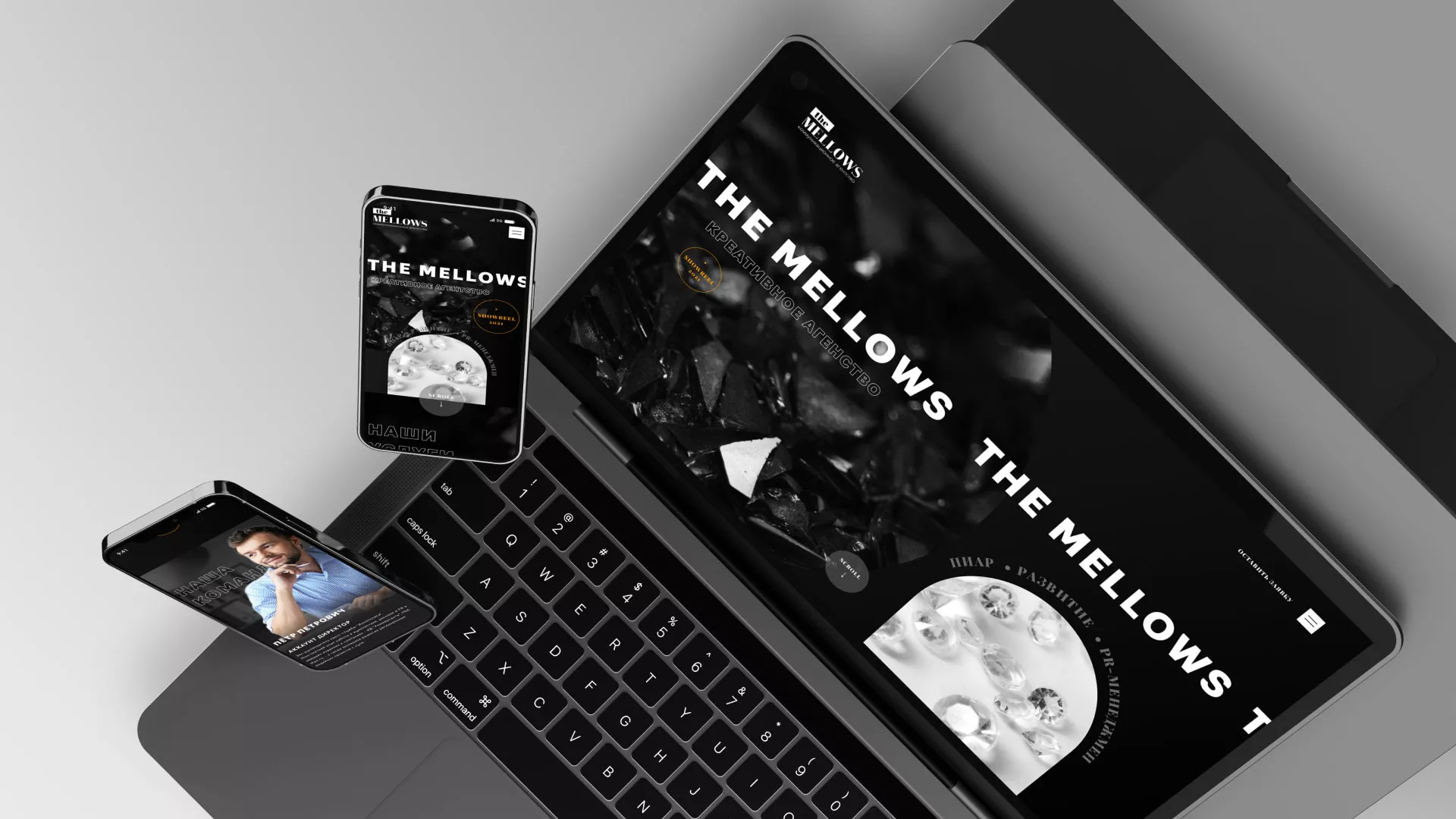 Разработка сайта креативного агентства «The Mellows» в Шарье