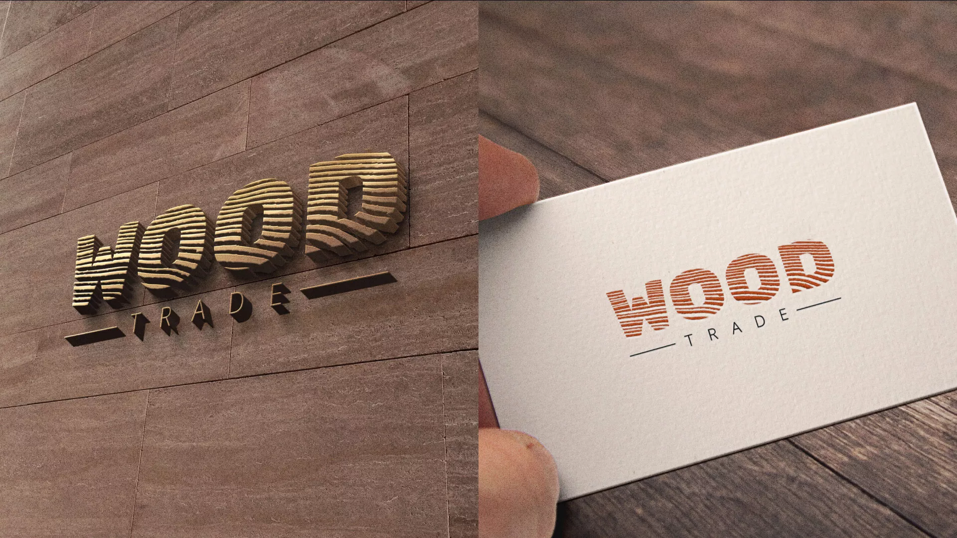 Разработка логотипа для компании «Wood Trade» в Шарье