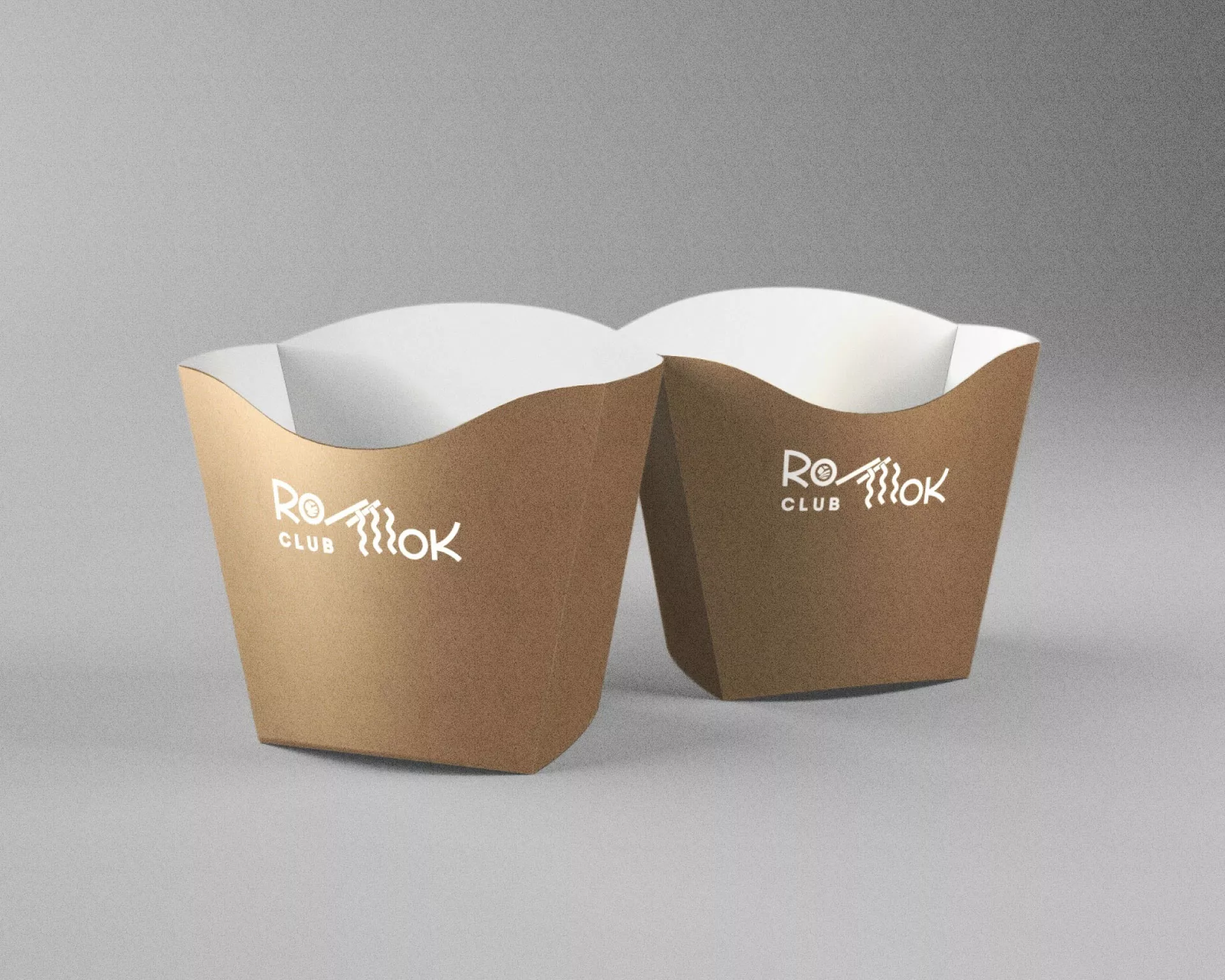 Создание дизайна упаковки суши-бара «Roll Wok Club» в Шарье